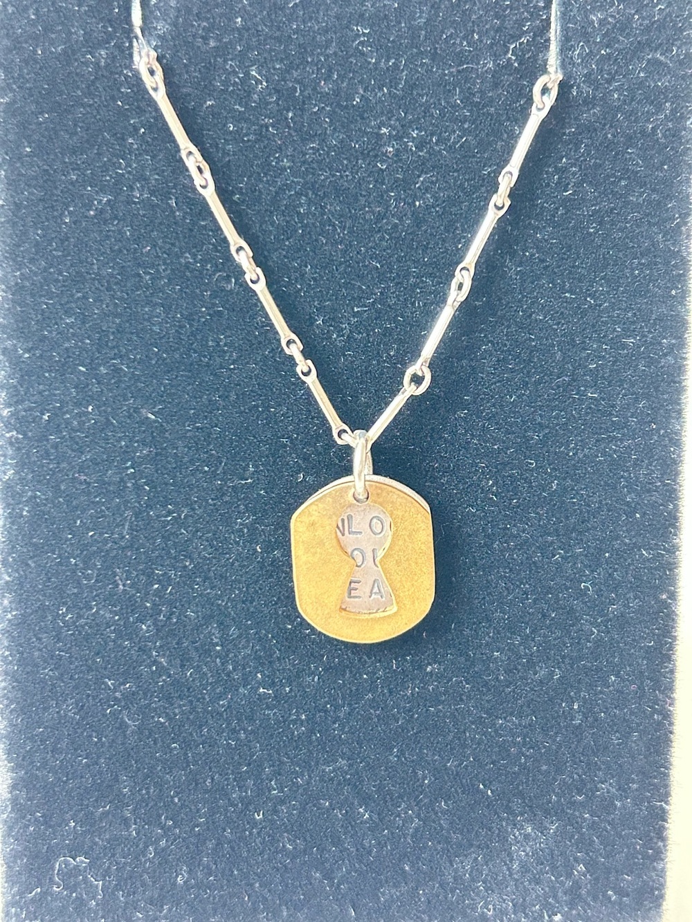 "Unlock You Dreams" Sterling Silver Necklace